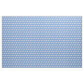Tissu Silhouette de chien Pug bleu clair (Yard)