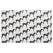 Tissu Silhouette de chien Rhodesian Ridgeback (Fat Quarter)