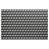 Tissu Silhouette de chien Saint-Bernard (Fat Quarter)