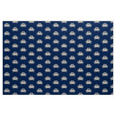 Tissu Silhouette de crabe sur bleu marine (Yard)