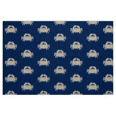 Tissu Silhouette de crabe sur bleu marine (Fat Quarter)