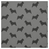 Tissu Silhouette de Norwich Terrier (Échantillon)