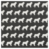 Tissu Silhouette de Saint Bernard Dog (Échantillon)