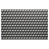 Tissu Silhouette de Saint Bernard Dog (Fat Quarter)