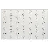 Tissu Silhouette de visage de girafe (Fat Quarter)