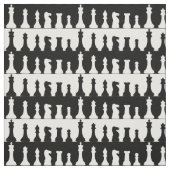 Tissu Silhouette des pièces d'échecs (Échantillon)