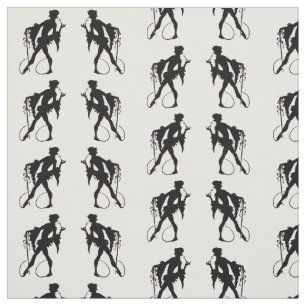 Tissu Silhouette magicienne des années 1920