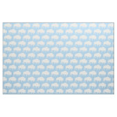 Tissu Silhouettes de bison de buffle bleu (Fat Quarter)