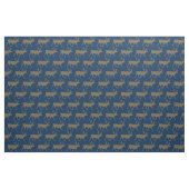 Tissu Silhouettes de caribou bleu (Fat Quarter)