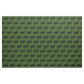 Tissu Silhouettes de caribous verts (Fat Quarter)