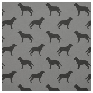 Tissu Silhouettes de Chien de Montagne Suisses