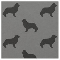Silhouettes de race de chien de Terre-Neuve reprod