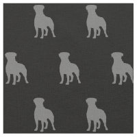 Silhouettes de race de chien Rottweiler Patterned