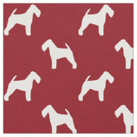 Silhouettes de Terrier Gallois Chiens Rouge et Bla