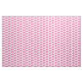 Tissu Silhouettes d'éléphant rose à motif (Yard)