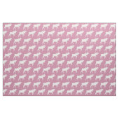 Tissu Silhouettes d'orignal Bébé rose (Fat Quarter)