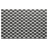 Tissu Silhouettes noires et blanches de plate-forme de (Yard)