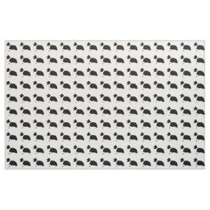 Tissu silo blanc et bronzage de noir de chien de berger