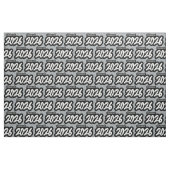 Tissu Silver Grey Bold Brush Class of 2026 (Fat Quarter)