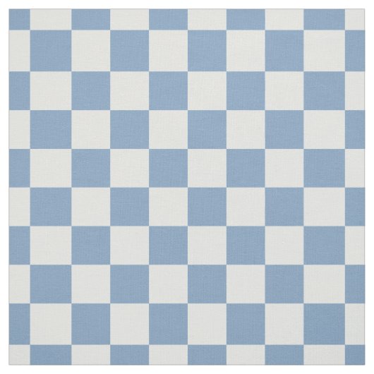 Tissu Simple Chambray Blue Gingham Check Quilting (Échantillon)