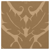 Tissu Simple Damas Renaissance, Caramel Brûlé (Fermer)