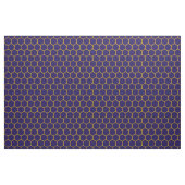 Tissu Simple Elegant Honeycomb Motif Abstrait Navy (Fat Quarter)