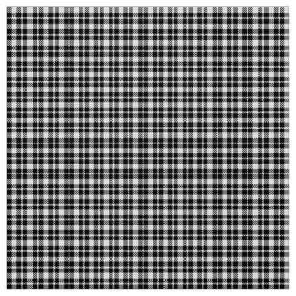 Tissu Simple en noir et blanc en vichy motif