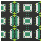 Tissu Simple moderne vert noir & blanc Motif (Échantillon)
