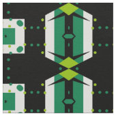 Tissu Simple moderne vert noir & blanc Motif (Détail)