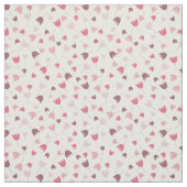 Tissu Simple Motif Tulipe rose multidirectionnel (Échantillon)