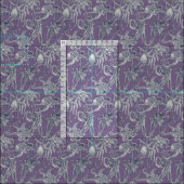 Tissu simplement des pieuvres bleu marine violet (Carreau)