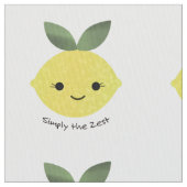 Tissu Simplement le Zest Cute Kawaii Lemon (fermé)