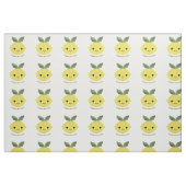 Tissu Simplement le Zest Cute Kawaii Lemon (Fat Quarter)