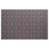 Tissu Simples abstrait rétro fleurs violet gris backgr (Yard)