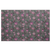 Tissu Simples abstrait rétro fleurs violet gris backgr (Fat Quarter)