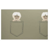 Tissu Singe de poche (Fat Quarter)