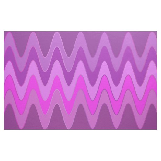 Tissu Sinus Waves rose + vos idées (Yard)