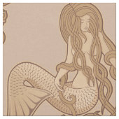 Tissu Sirène assise (Fermer)