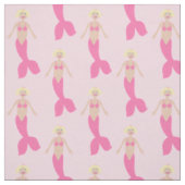 Tissu Sirène D'Imaginaire Rose (Échantillon)