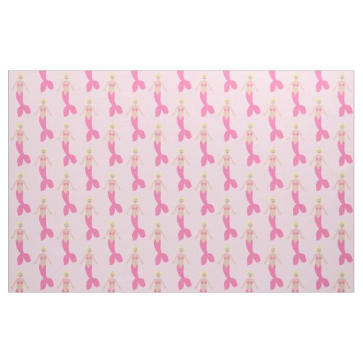 Tissu Sirène D'Imaginaire Rose (Fat Quarter)