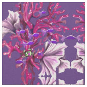 Tissu Sirène d'océan violet (Fermer)