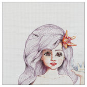 Tissu Sirène et ami (Fermer)