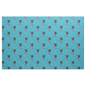 Tissu sirène noire marine (Fat Quarter)