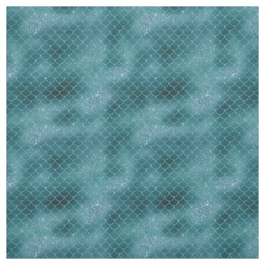 Tissu Sirène Turquoise (Échantillon)
