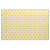 Tissu sirènes roses sur jaune (Yard)