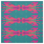 Tissu sirènes rouges (Échantillon)