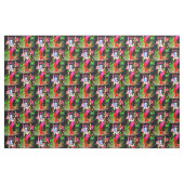 Tissu sirènes rouges faisant la fête (Fat Quarter)