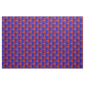 Tissu sirènes rouges sur bleu (Yard)