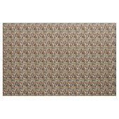Tissu Six Chiots Espagnols Cavalier, (Yard)