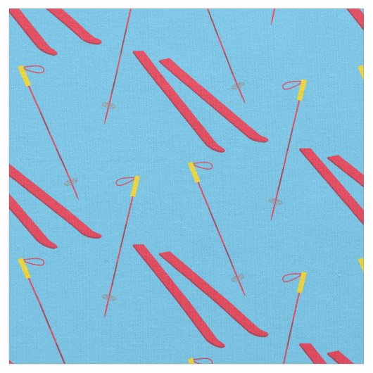 Tissu Ski Ski Ski hiver Rouge (Fermer)